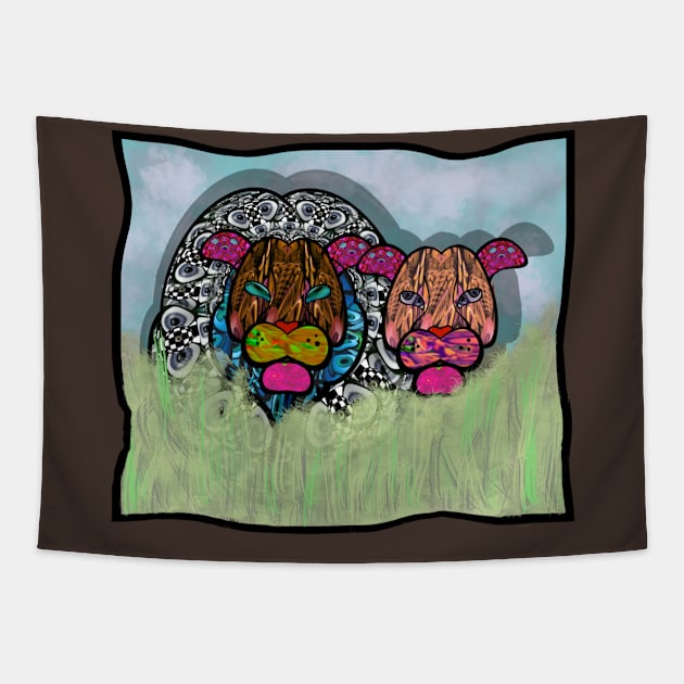 Lions Tapestry by Zenferren