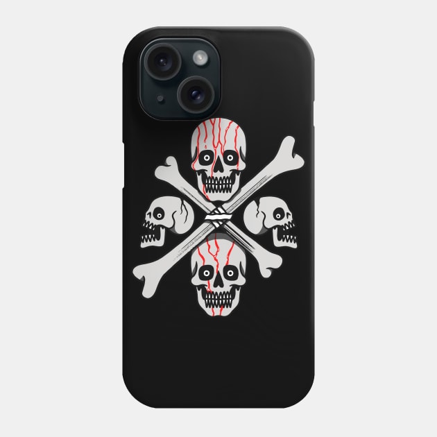 Skull & Bones Phone Case by 7Points