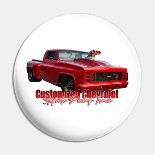 Customized Chevrolet Stepside Pickup Truck Pin