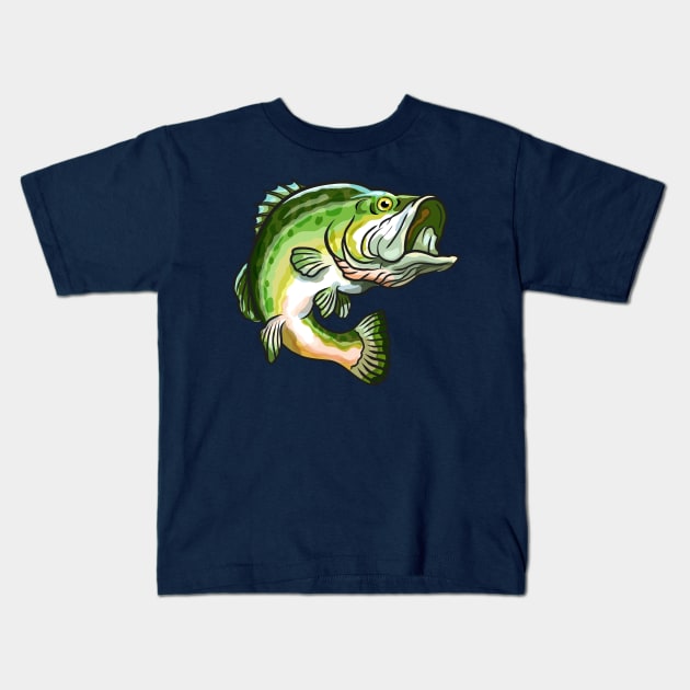 Catfish Fishing Kids T-Shirt