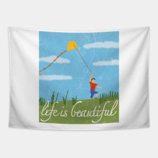 Life is Beautiful Tapestry