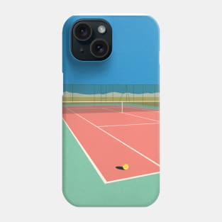 Tennis Court In The Desert Phone Case