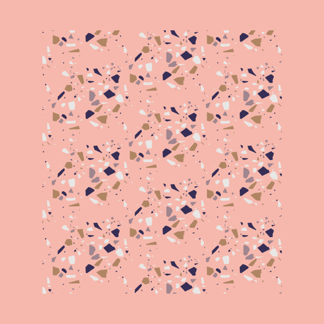 Pink Feminine Terrazzo by Pulpixel