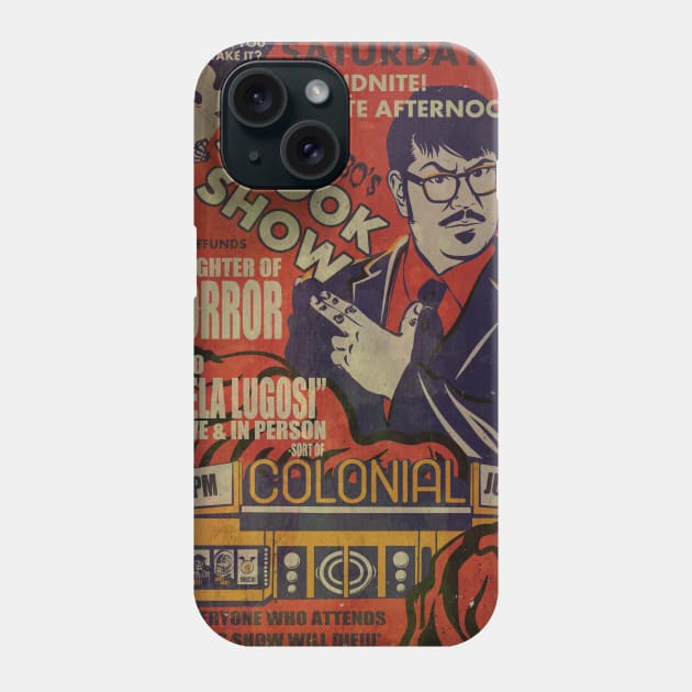 Mr. Lobo's SPOOK SHOW with DAUGHTER OF HORROR Phone Case by OSI 74