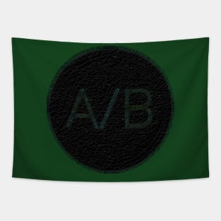 A/B Broken Logo Tapestry