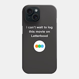 letterboxd log white Phone Case