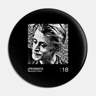 JPEGMafia / Minimalist Graphic Fan Artwork Design Pin
