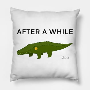 Bye Crocodile Pillow