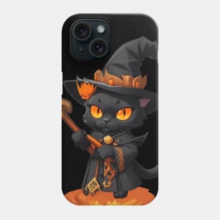 Mystic Mage Cat - Titian Whiskitian Phone Case