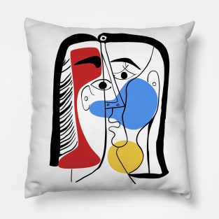 Picasso Woman's head #10 Pillow