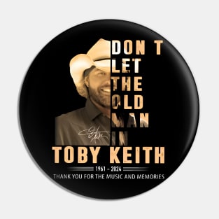 1961-2024 Don’t Music Let The Song Old, Man In Thank For The Music And Memories Pin