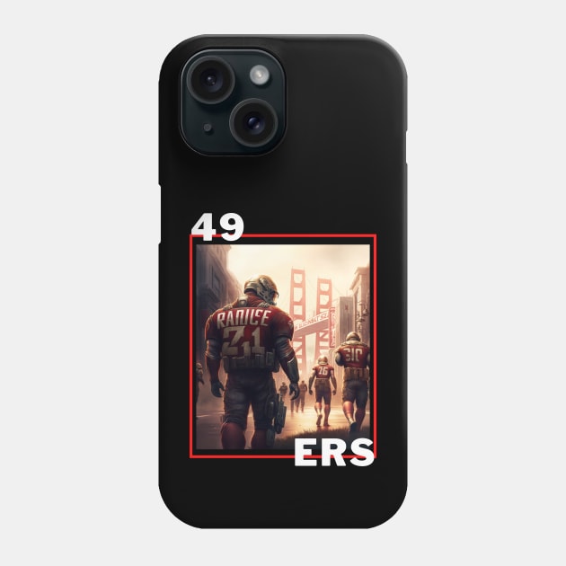 49 ers players cute graphic design artwork Phone Case by Nasromaystro