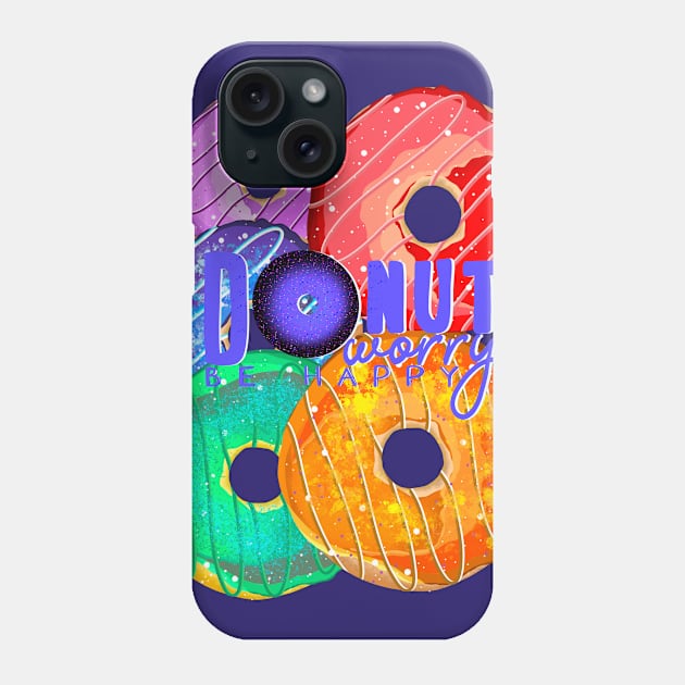 Raibow donuts 2 Phone Case by Miruna Mares