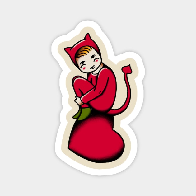 Sad devil Magnet by ricardiobraga