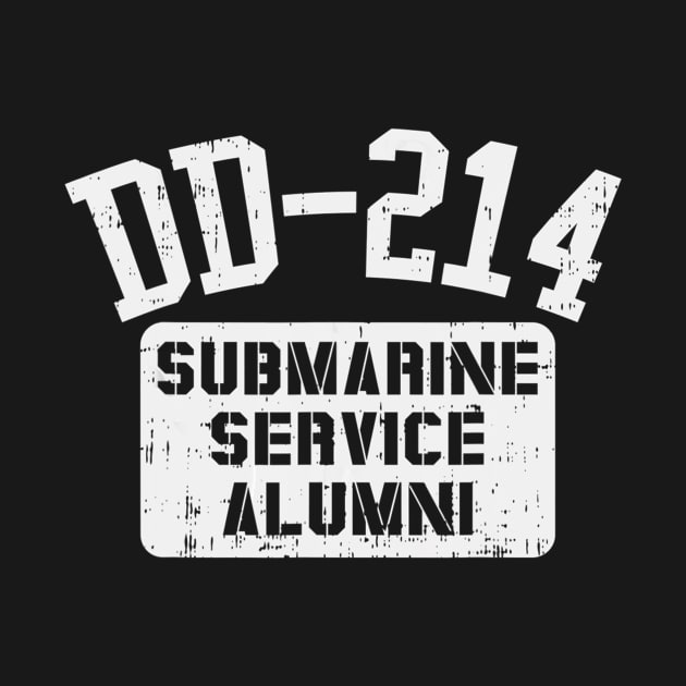 DD-214 Submarine Service Alumni Vintage US Navy Veteran Gift by danieldamssm