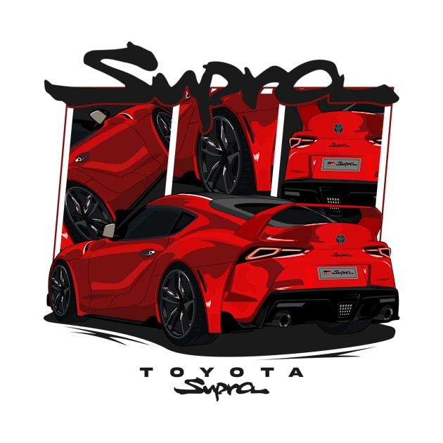 Toyota GR Supra, Supra MK5, JDM Car by T-JD