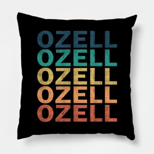 Ozell Name T Shirt - Ozell Vintage Retro Name Gift Item Tee Pillow