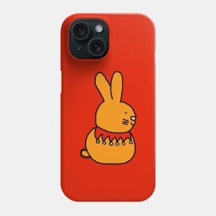 Cute Gold Bunny with a Fancy Collar Phone Case