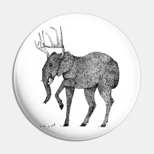 Elephant-deer hybrid Pin