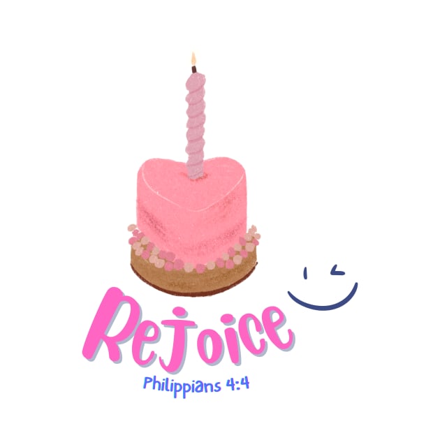 Rejoice Bible verse gift by S K