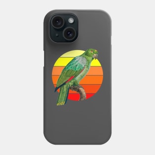 The Southern Mealy Amazon retro sunset Phone Case