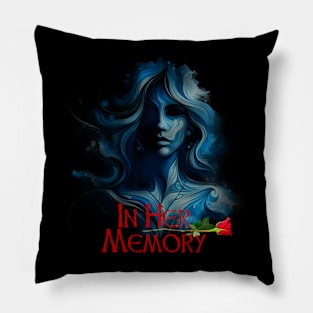 In her memory Pillow