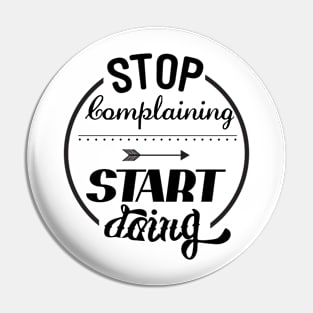 Inspirational motivational quote Pin