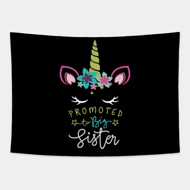 Promoted To Big Sister Unicorn Mode Tapestry by flickskyler179