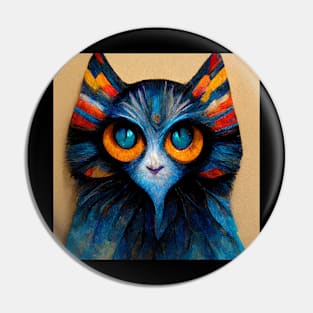 Cat Owl Pin