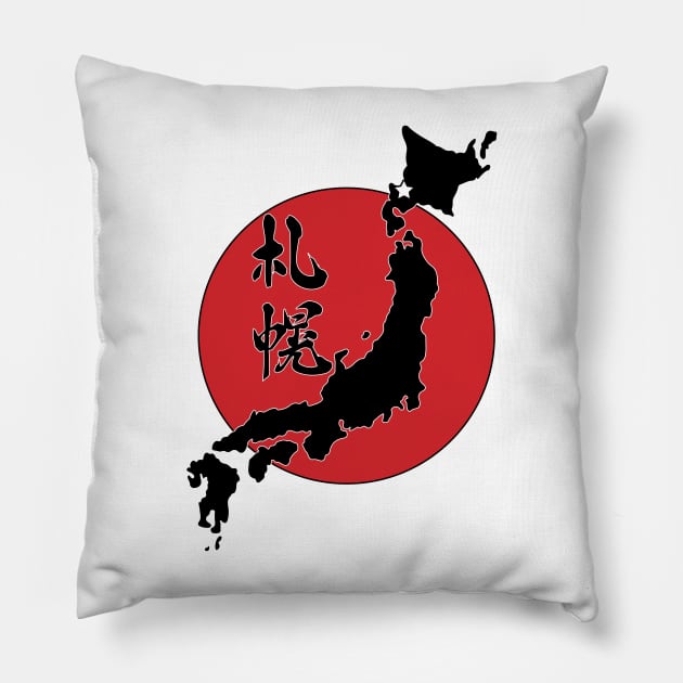 Sapporo Pillow by Cryptid