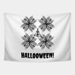 Skeleton Halloween Design Tapestry