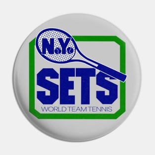 Defunct New York Sets Team Tennis 1974 Pin