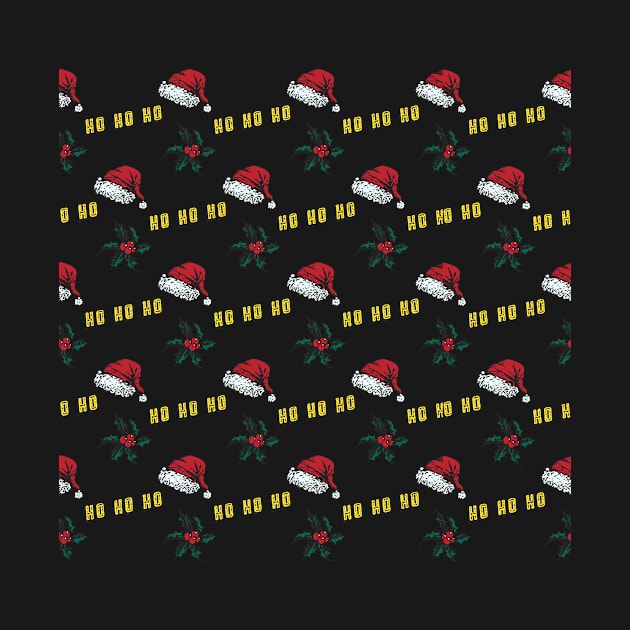 HoHoHo Christmas Pattern by xxtinastudio