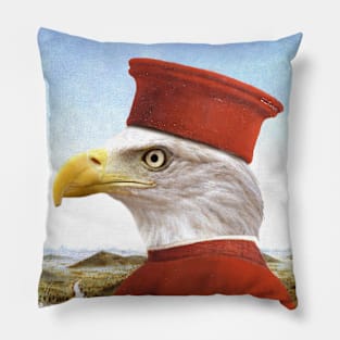 Profile Portrait of a Bald Eagle as Federico da Montefeltro - Pet Gift Pillow