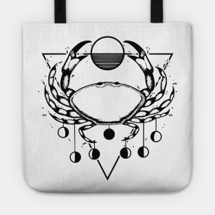 Cancer Zodiac Sign Shirt Tote