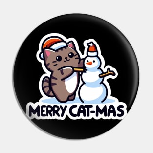 Merry Cat-Mas Pin