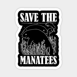 Manatee - Save the manatees w Magnet