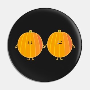 Funny pumpkin couple Pin