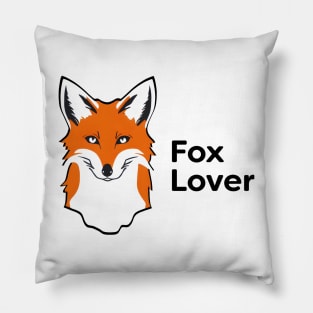 Fox lover | Cute fox head Pillow