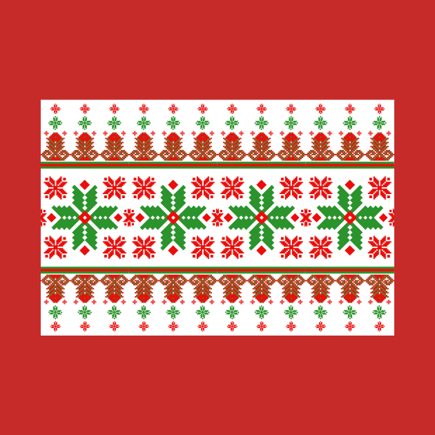 christmas flowers by noke pattern