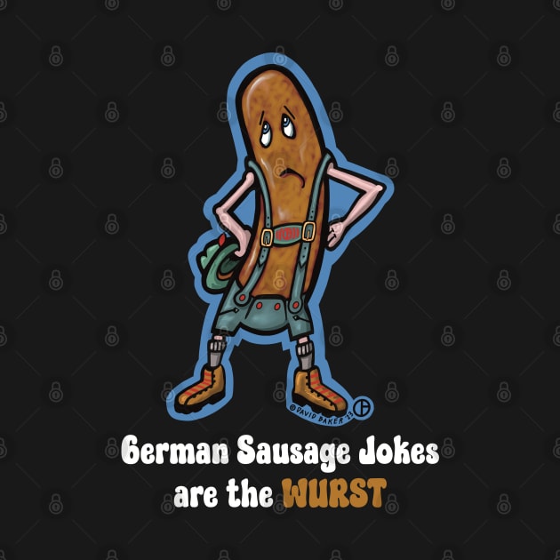 German Sausage Jokes Are The Wurst by Art from the Blue Room