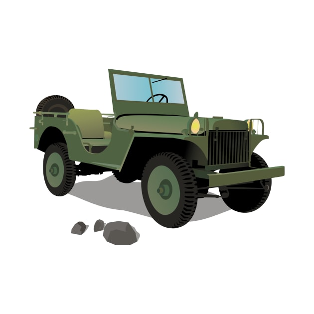 WWII Willys US Army Truck by NorseTech