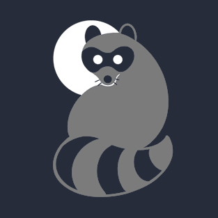 Trash Panda at Night, Trash Panda at Night (black background) T-Shirt