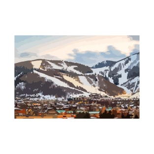 Park City Utah Painting T-Shirt