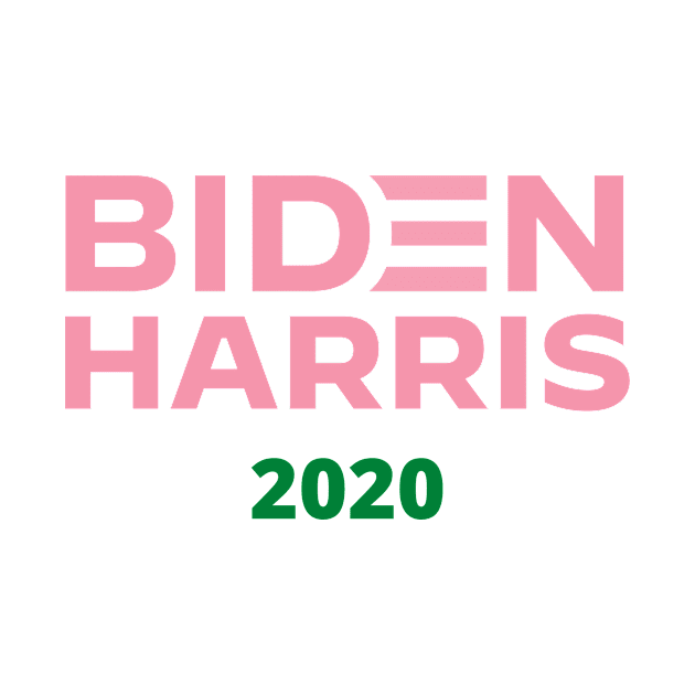 Biden Harris 2020 in Pink + Green by ShopFreeThePeople