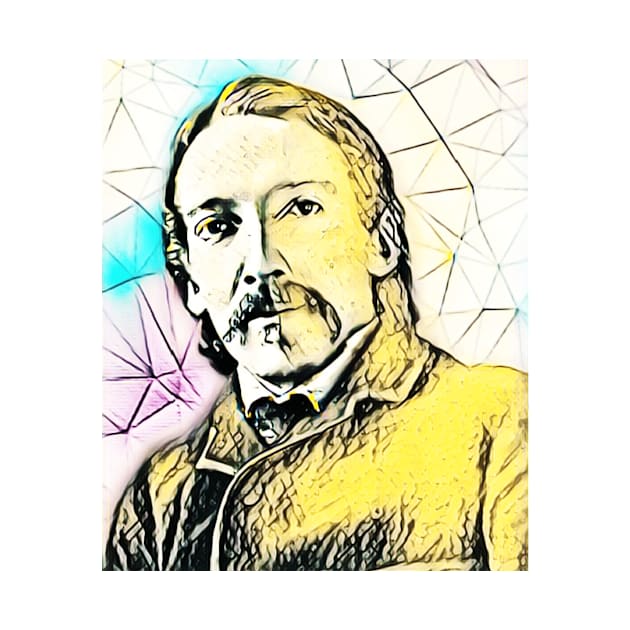 Robert Louis Stevenson Portrait | Robert Louis Stevenson Artwork 3 by JustLit