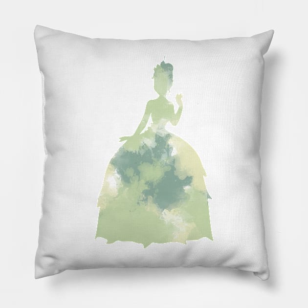 Character Inspired Silhouette Pillow by kimhutton