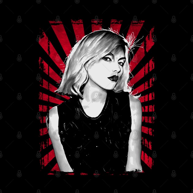 Blondie-Vintage Style Design-Fan Art Design-Debbie harry by Mr.FansArt