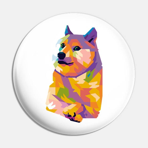 Doge Meme Pin by REKENINGDIBANDETBRO