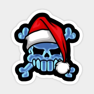 A very Electro skully Christmas Magnet